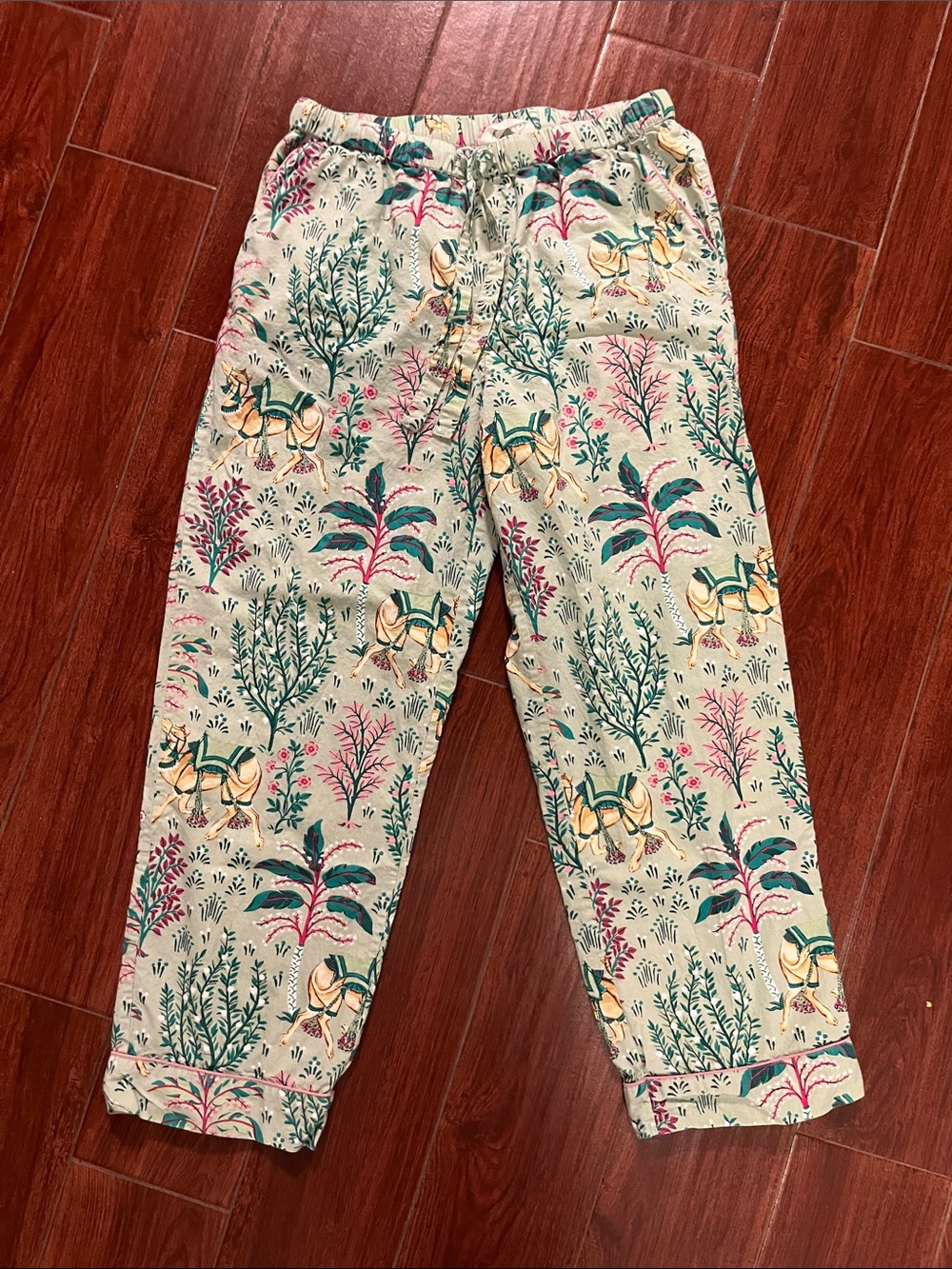 Printfresh Camel’s Courtyard Cotton Pajama Pants